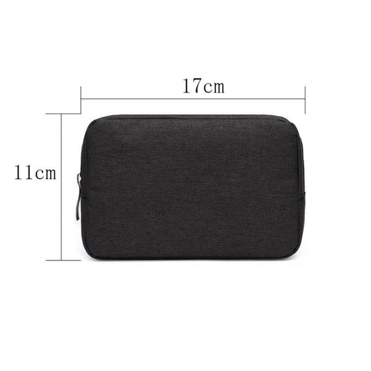 Multi-functional Headphone Charger Data Cable Storage Bag Power Pack, Size: S, 17 x 11.5 x 5.5cm (Black) by buy2fix