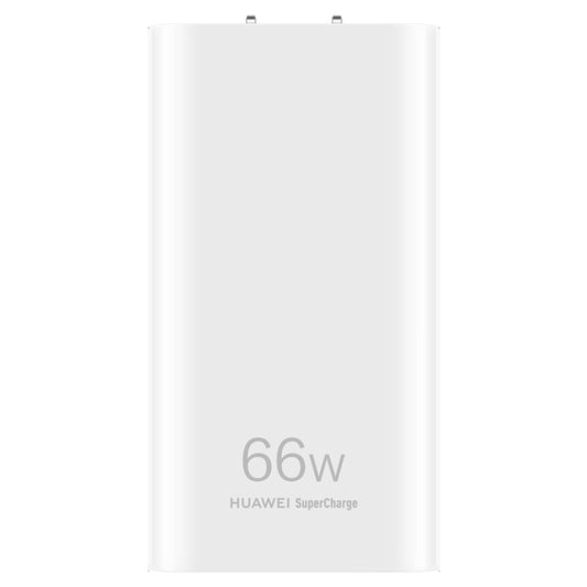 Original Huawei 66W GaN Ultra-thin Travel Charger Power Adapter with Type-C / USB-C Cable (White) by Huawei