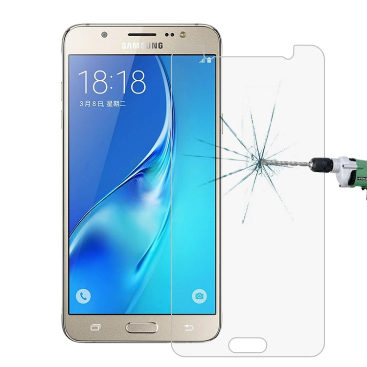 For Galaxy J7(2016) / J710 0.26mm 9H Surface Hardness 2.5D Explosion-proof Tempered Glass Screen Film by DIYLooks