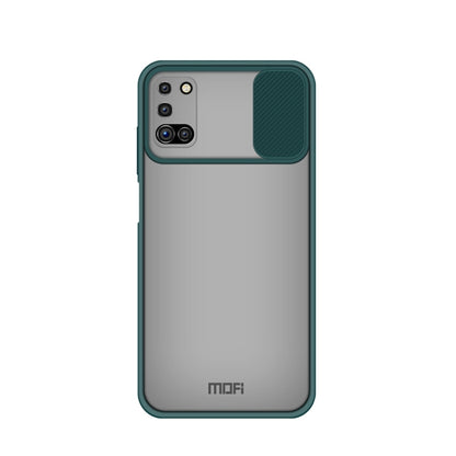 For Samsung Galaxy A03s 166mm MOFI Xing Dun Series Translucent Frosted PC + TPU Privacy Anti-glare Shockproof All-inclusive Protective Case (Green) by buy2fix