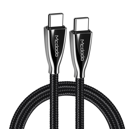 Mcdodo CA-5890 Excellence Series 3A Type-C to Type-C Cable, Length: 1.5m(Black) by Mcdodo