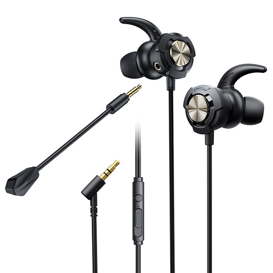 WK Assaulter Game Series YB01 3.5mm In-ear Wired Earphone(Black) - In Ear Wired Earphone by WK | Online Shopping UK | buy2fix