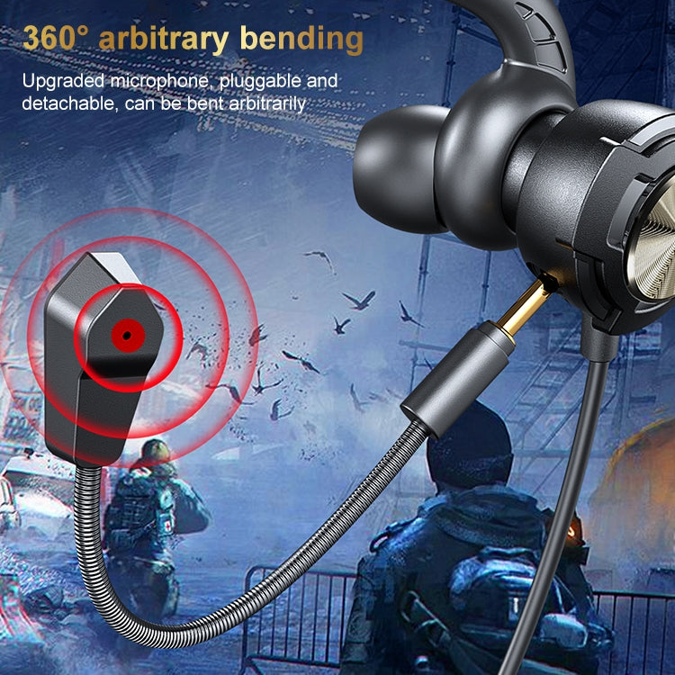 WK Assaulter Game Series YB01 3.5mm In-ear Wired Earphone(Black) - In Ear Wired Earphone by WK | Online Shopping UK | buy2fix