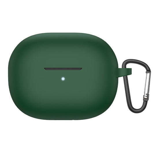 Earphone Silicone Protective Case for Xiaomi Redmi Buds 3 Lite(Dark Green)