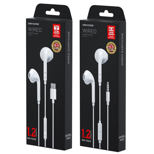 WK YA-02 3.5mm In-Ear Wired Call Music Earphone, Length: 1.2m by WK