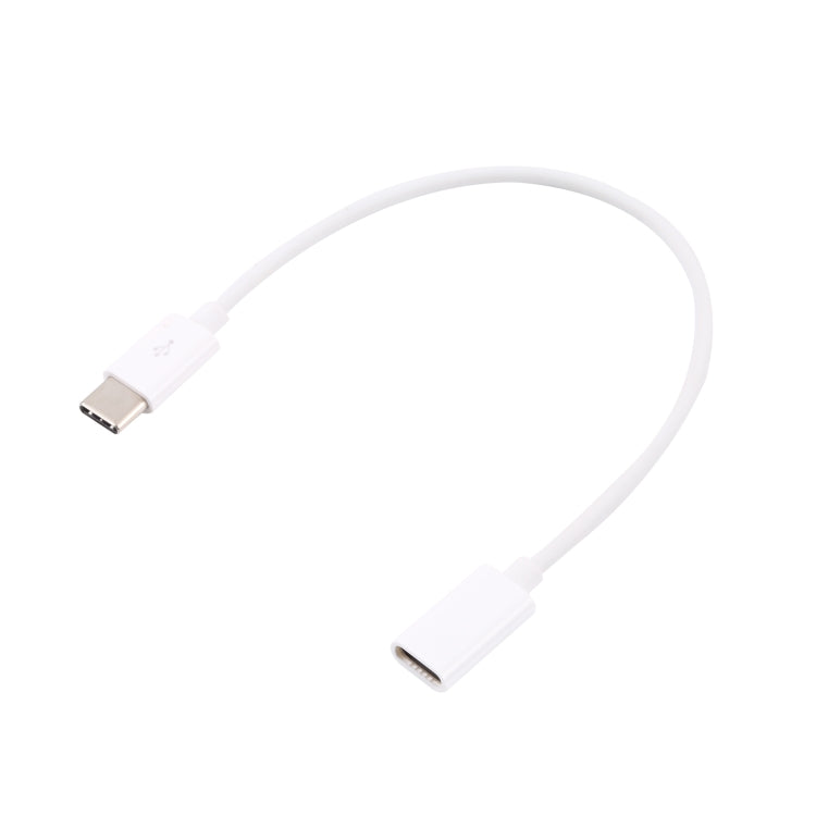 USB-C / Type-C Male to Type-C Female Extended Cable, Length: 1m (White) -  by buy2fix | Online Shopping UK | buy2fix