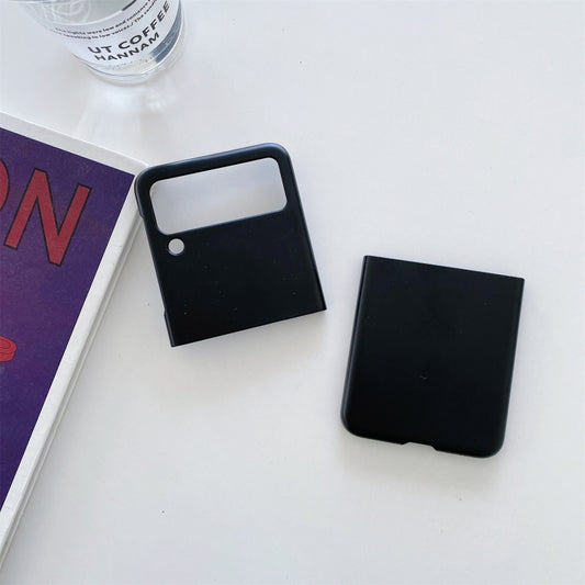 For Samsung Galaxy Z Flip4 Frosted PC Shockproof Phone Case(Black) by buy2fix