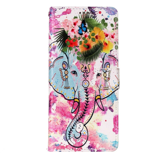 For Galaxy Note 8 Embossed Flower Elephant Pattern Horizontal Flip Leather Case with Holder & Card Slots & Wallet & Photo Frame by buy2fix