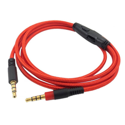 ZS0192 3.5mm Male to Male Headphone Cable Tuned Version for Kingston Skyline Alpha Audio Cable(Red) - Headset Accessories by buy2fix | Online Shopping UK | buy2fix