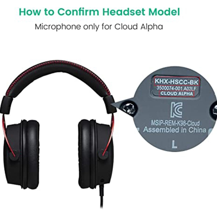 ZS0201 Computer Headset Replacement Microphone for HyperX Cloud Alpha S - Headset Accessories by buy2fix | Online Shopping UK | buy2fix