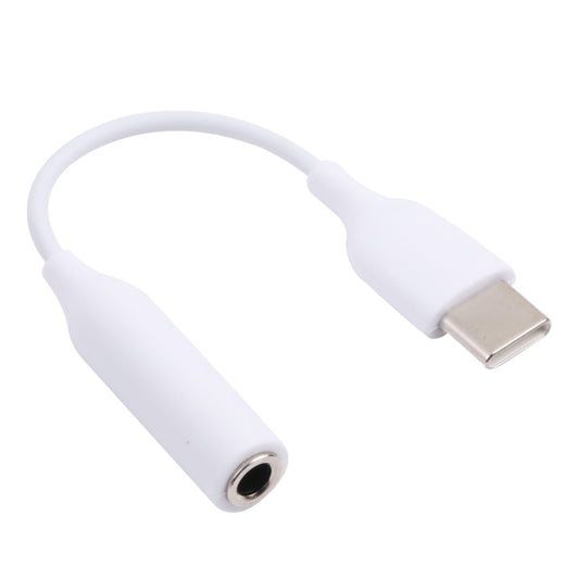 Type-C Male to 3.5mm Female Earphone Adapter Audio Adapter (White) by buy2fix