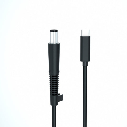 For HP Laptop USB-C / Type-C to 7.4 x 0.6mm Power Charging Cable, Cable Length: about 1.5m(Black) by buy2fix