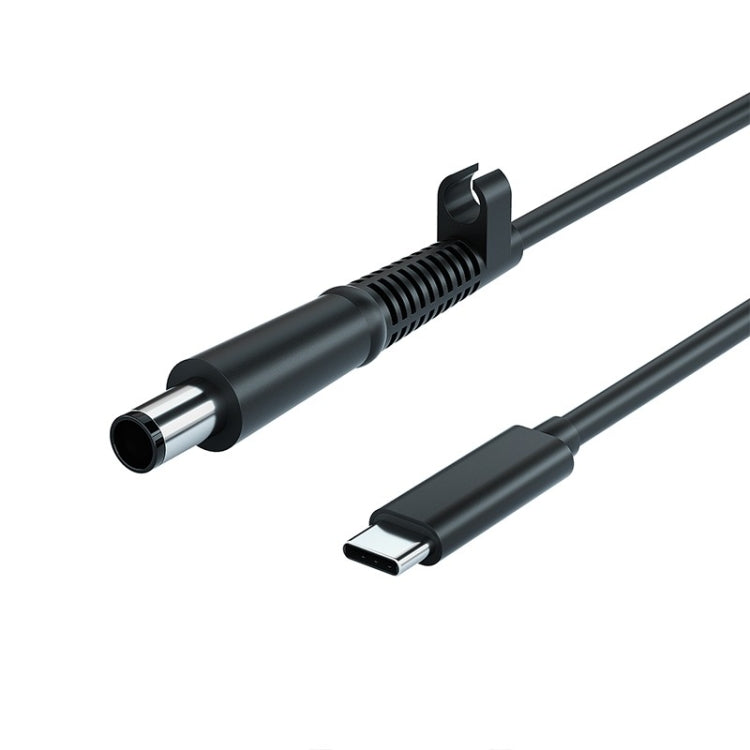 For HP Laptop USB-C / Type-C to 7.4 x 0.6mm Power Charging Cable, Cable Length: about 1.5m(Black) by buy2fix