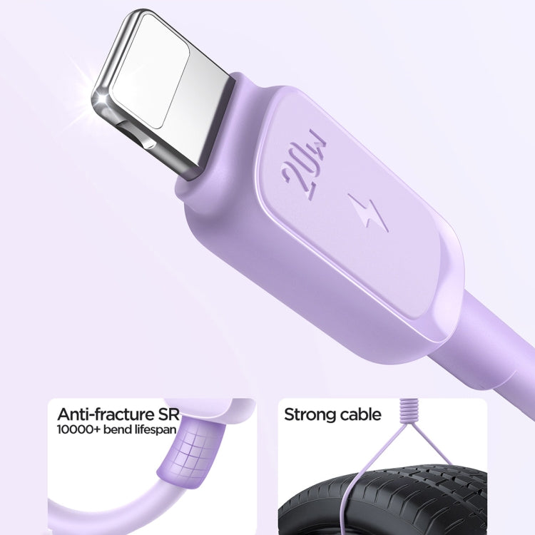 JOYROOM S-CL020A14 Multi-Color Series 20W USB-C / Type-C to 8 Pin Fast Charging Data Cable, Length:1.2m (Purple) - 2 in 1 Cable by JOYROOM | Online Shopping UK | buy2fix