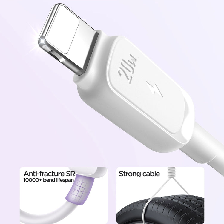 JOYROOM S-CL020A14 Multi-Color Series 20W USB-C / Type-C to 8 Pin Fast Charging Data Cable, Length:1.2m (White) - 2 in 1 Cable by JOYROOM | Online Shopping UK | buy2fix