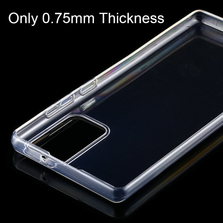 For Samsung Galaxy Note 20 5G 0.75mm Ultra-Thin Transparent TPU Protective Case by buy2fix