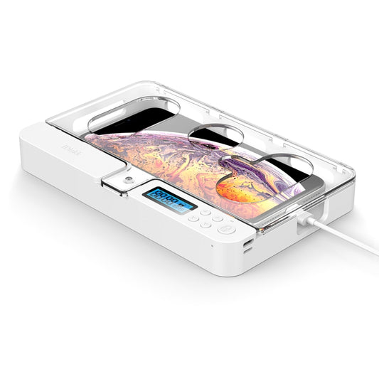 iDiskk Smart Phone Self-Controlled Timer Lock Box for iPhone, Sumsung (Transparent) by buy2fix