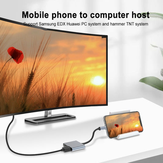 2 in 1 Multifunction USB-C / Type-C to Dual HDMI HUB Docking Station (White) by buy2fix