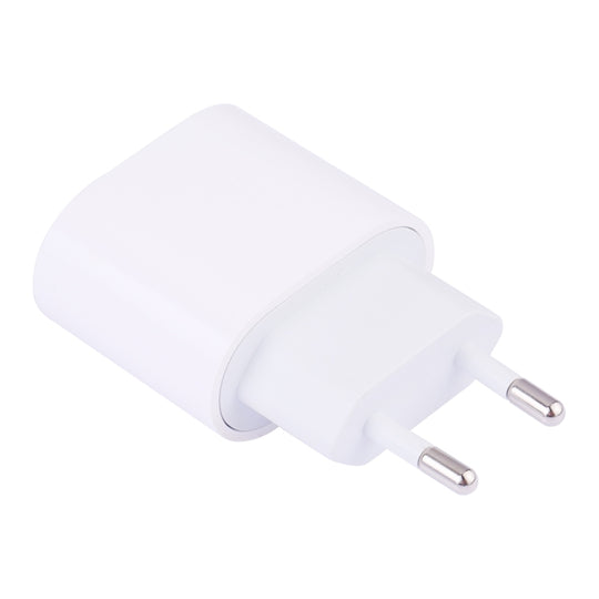 Adaptateur secteur pour chargeur rapide PD 18 W Type-C / USB-C, prise UE (blanc)