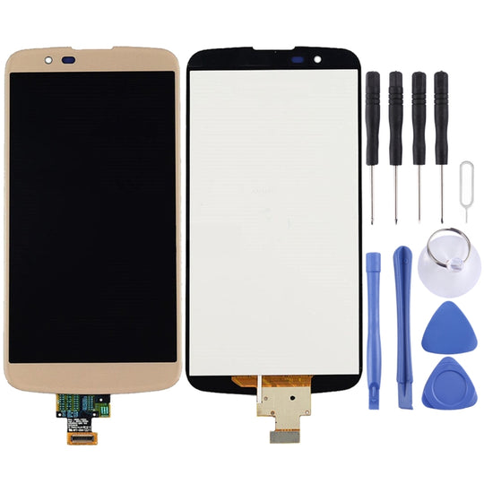 TFT LCD Screen for LG K10 Lte / K10 2016 / K410 / K420 / K420N / K430 / K430DS / K430DSF / K430DSY  with Digitizer Full Assembly(Gold)