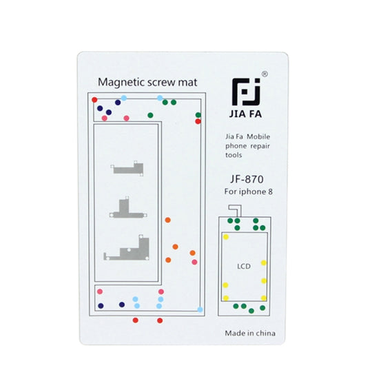 Tapis de vis magnétique JIAFA pour iPhone 8