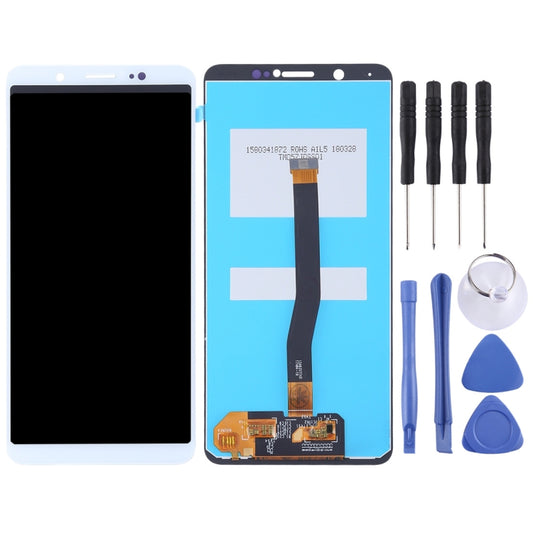 TFT LCD Screen for Vivo Y75 / V7 with Digitizer Full Assembly(White) by buy2fix