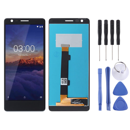 TFT LCD Screen for Nokia 3.1 with Digitizer Full Assembly (Black) by buy2fix