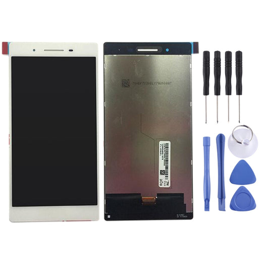 OEM LCD Screen for Lenovo Tab 7 TB-7504 with Digitizer Full Assembly (White) by buy2fix