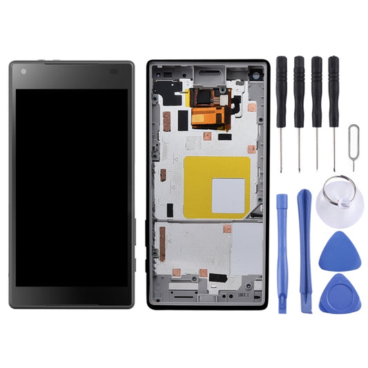 OEM LCD Screen for Sony Xperia Z5 Compact / E5803 / E5823 / Z5 mini Digitizer Full Assembly with Frame(Black) by buy2fix