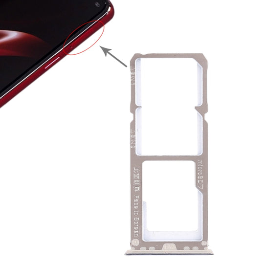 2 x SIM-Kartenfach + Micro-SD-Kartenfach für OPPO A3 (Blau)