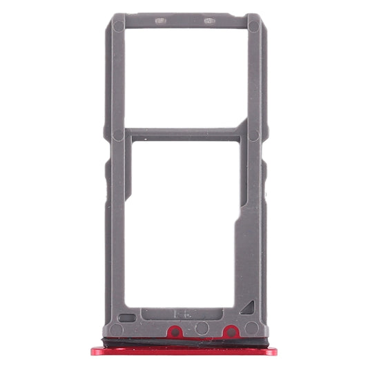 For Vivo X21 SIM Card Tray + SIM Card Tray / Micro SD Card Tray (Red) by buy2fix
