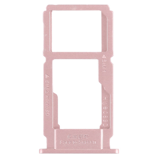 For OPPO R11 SIM Card Tray + SIM Card Tray / Micro SD Card Tray (Rose Gold) by buy2fix