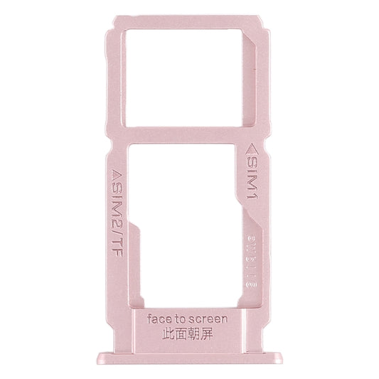 For OPPO R9sk SIM Card Tray + SIM Card Tray / Micro SD Card Tray (Rose Gold) by buy2fix