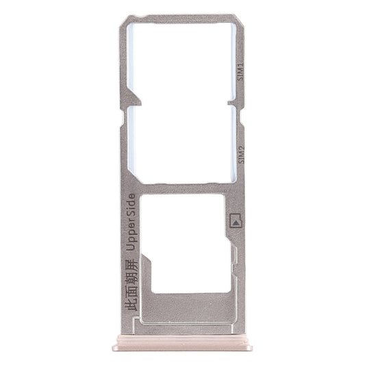 For Vivo Y53 2 x SIM Card Tray + Micro SD Card Tray (Gold) by buy2fix