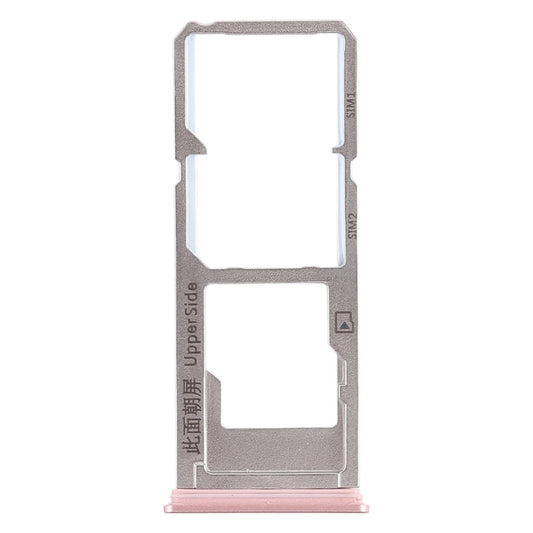 For Vivo Y53 2 x SIM Card Tray + Micro SD Card Tray (Rose Gold) by buy2fix