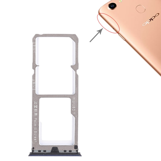 2 x SIM-Kartenfach + Micro-SD-Kartenfach für OPPO A79 (Blau)