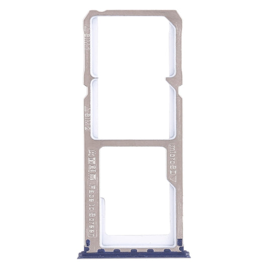 For OPPO A83 2 x SIM Card Tray + Micro SD Card Tray (Blue) by buy2fix