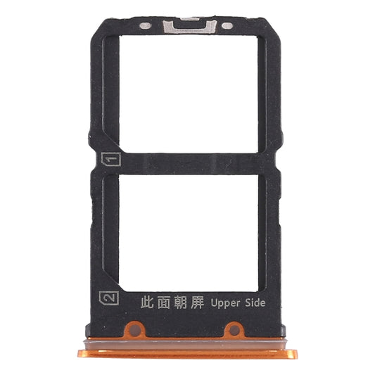 For Vivo X23 2 x SIM Card Tray (Orange) by buy2fix