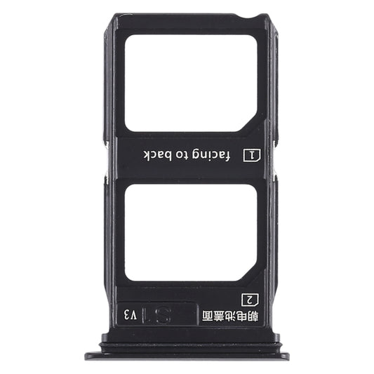 For Vivo X9 Plus 2 x SIM Card Tray (Black) by buy2fix