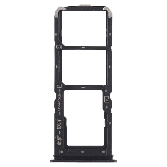 For Vivo Y71 2 x SIM Card Tray + Micro SD Card Tray (Black) by buy2fix