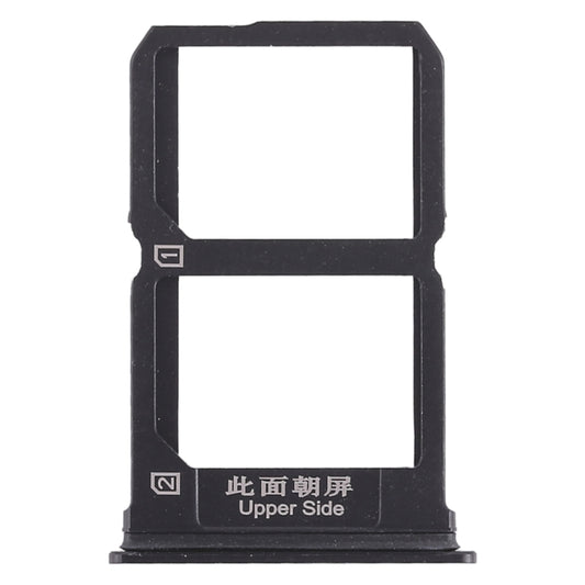 For Vivo X9s 2 x SIM Card Tray (Black) by buy2fix