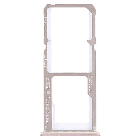 For OPPO A1 2 x SIM Card Tray + Micro SD Card Tray (Rose Gold) by buy2fix