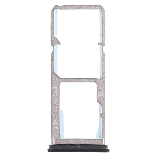 For Vivo Y69 2 x SIM Card Tray + Micro SD Card Tray (Black) by buy2fix