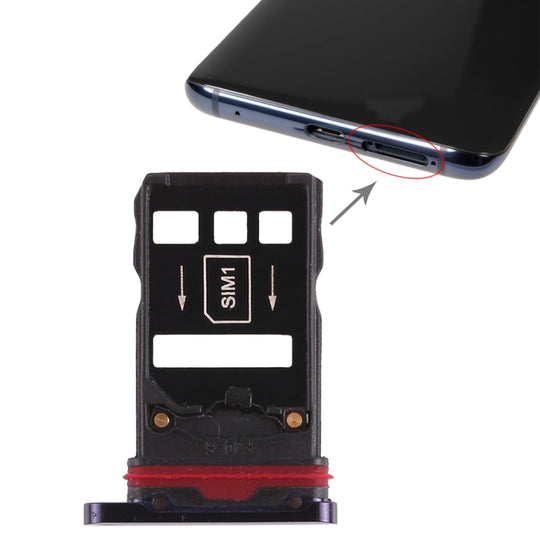 2 x SIM-Kartenfach für Huawei Mate 20 Pro (Lila)