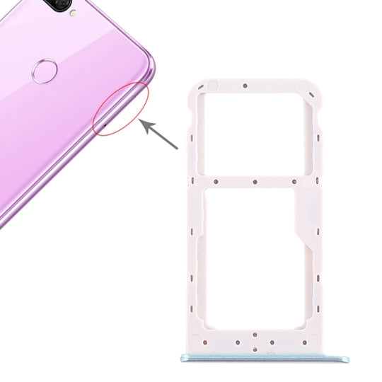 SIM-Kartenfach + SIM-Kartenfach / Micro-SD-Kartenfach für Huawei Honor 9i (Grün)