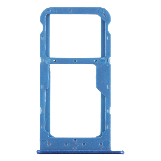 SIM Card Tray + SIM Card Tray / Micro SD Card Tray for Huawei Honor 9i (Blue) by buy2fix