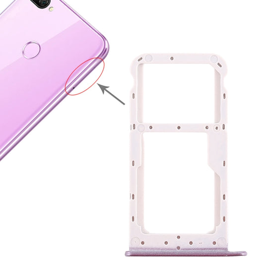 SIM-Kartenfach + SIM-Kartenfach / Micro-SD-Kartenfach für Huawei Honor 9i (Lila)