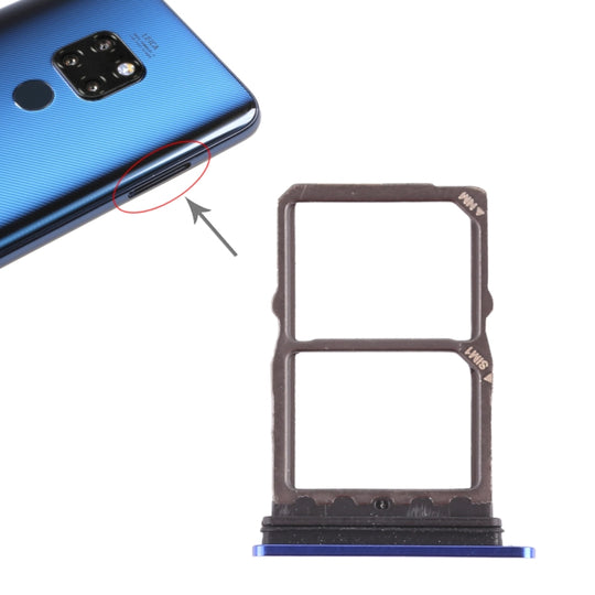 2 x SIM-Kartenfach für Huawei Mate 20 (Blau)
