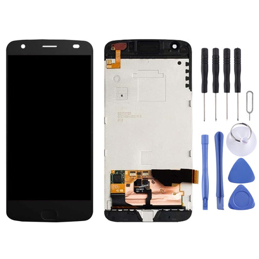 Original LCD Screen for Motorola Moto Z2 Force XT1789 Digitizer Full Assembly with Frame (Black) by buy2fix