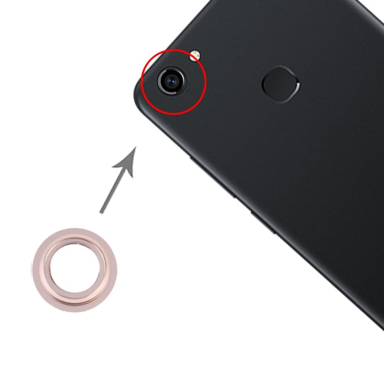 For Vivo Y75 10pcs Camera Lens Cover (Gold)